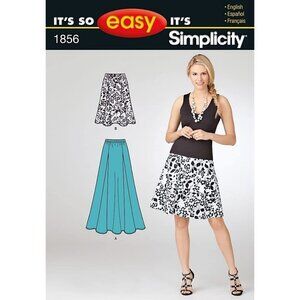 Simplicity Sewing Pattern 1856 Skirts Misses Size 10-20